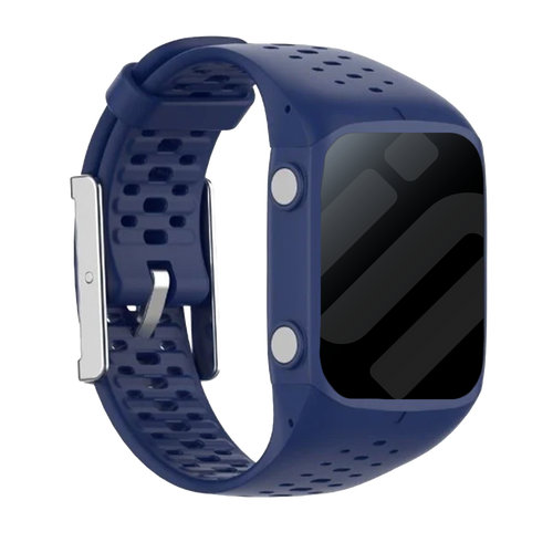 Polar M400 / M430 Silikonarmband (Dunkelblau)