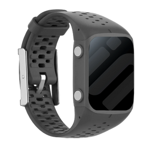 Polar M400 / M430 Silikonarmband (Dunkelgrau)