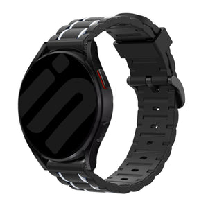 Amazfit Bip U (Pro) Schnalle Sportarmband (Schwarz/Weiß)