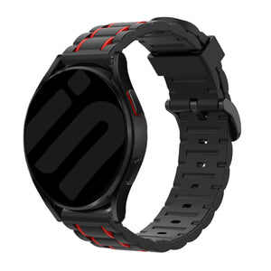 Amazfit GTR 4 Schnalle Sportarmband (Schwarz/Rot)