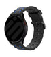 Samsung Galaxy Watch 6 Classic 47mm robustes Silikonarmband (Schwarz/Blau)