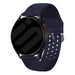 Samsung Galaxy Watch FE Silikonarmband mit Löchern (Dunkelblau)
