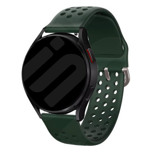 Amazfit Bip U (Pro) Silikonarmband 'Air' (Dunkel Grün)