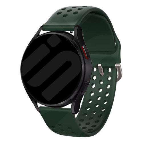 Coros Apex 2 Silikonarmband 'Air' (Dunkel Grün)