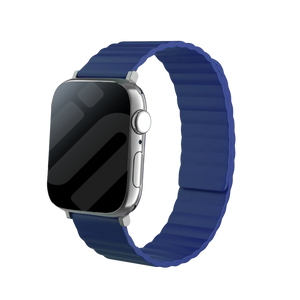 Apple Watch Magnetisches Silikonarmband (Blau)