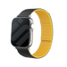 Apple Watch Magnetisches Silikonarmband (Schwarz/Gelb)