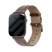 Apple Watch Lederarmband mit Krokoprägung (38/40/41/42mm) (Braun)