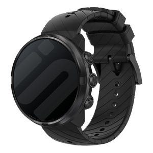 Suunto 9 (Baro) Silikonarmband (Schwarz)