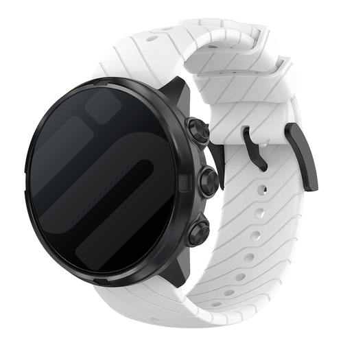 Suunto 9 (Baro) Silikonarmband (Weiß)