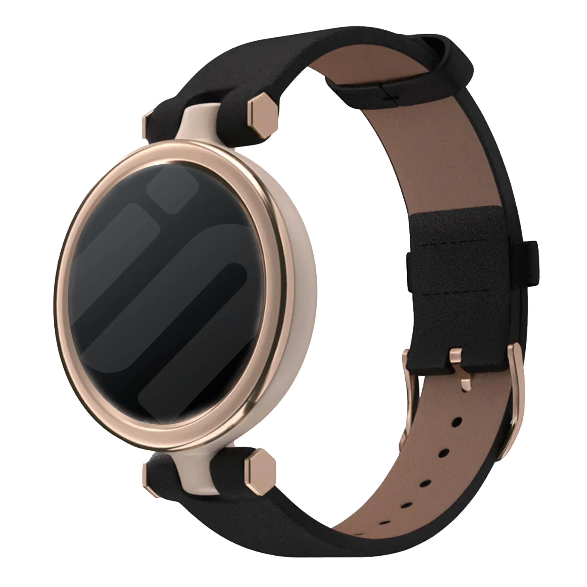 Garmin Lily Lederarmband (Schwarz)