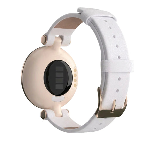 Garmin Lily Lederarmband (Weiß)