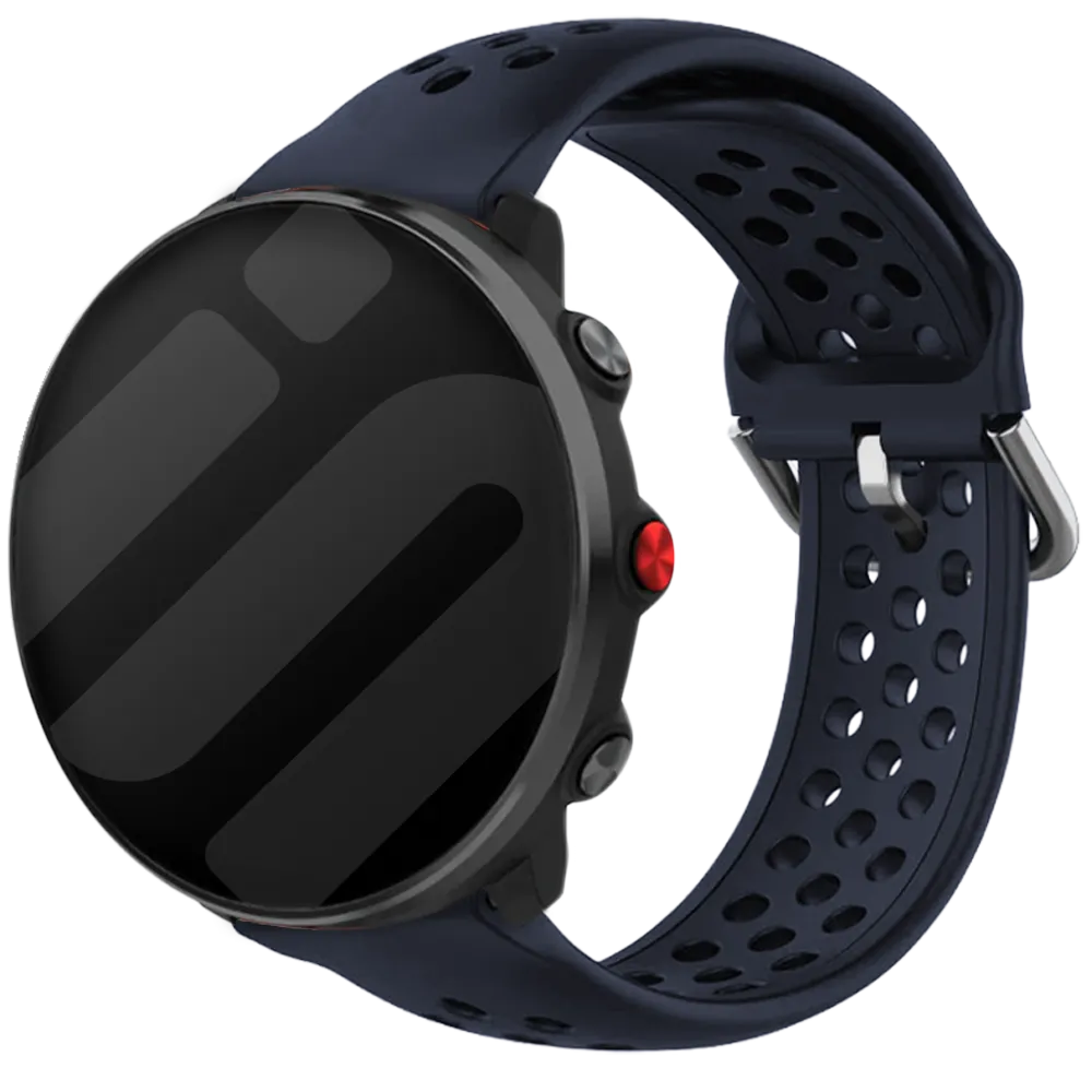 Polar Vantage M Silikonarmband mit Löchern (Dunkelblau)