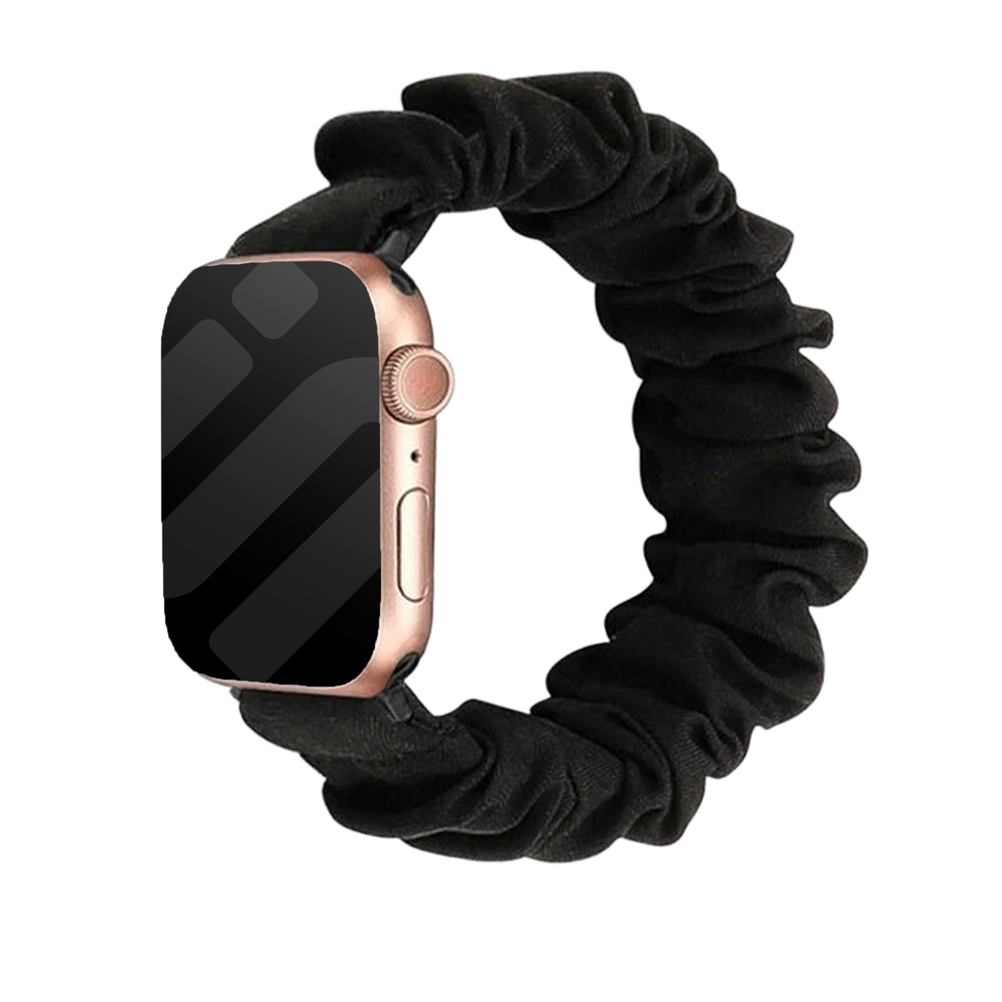 Apple Watch Scrunchie Armband (Schwarz)