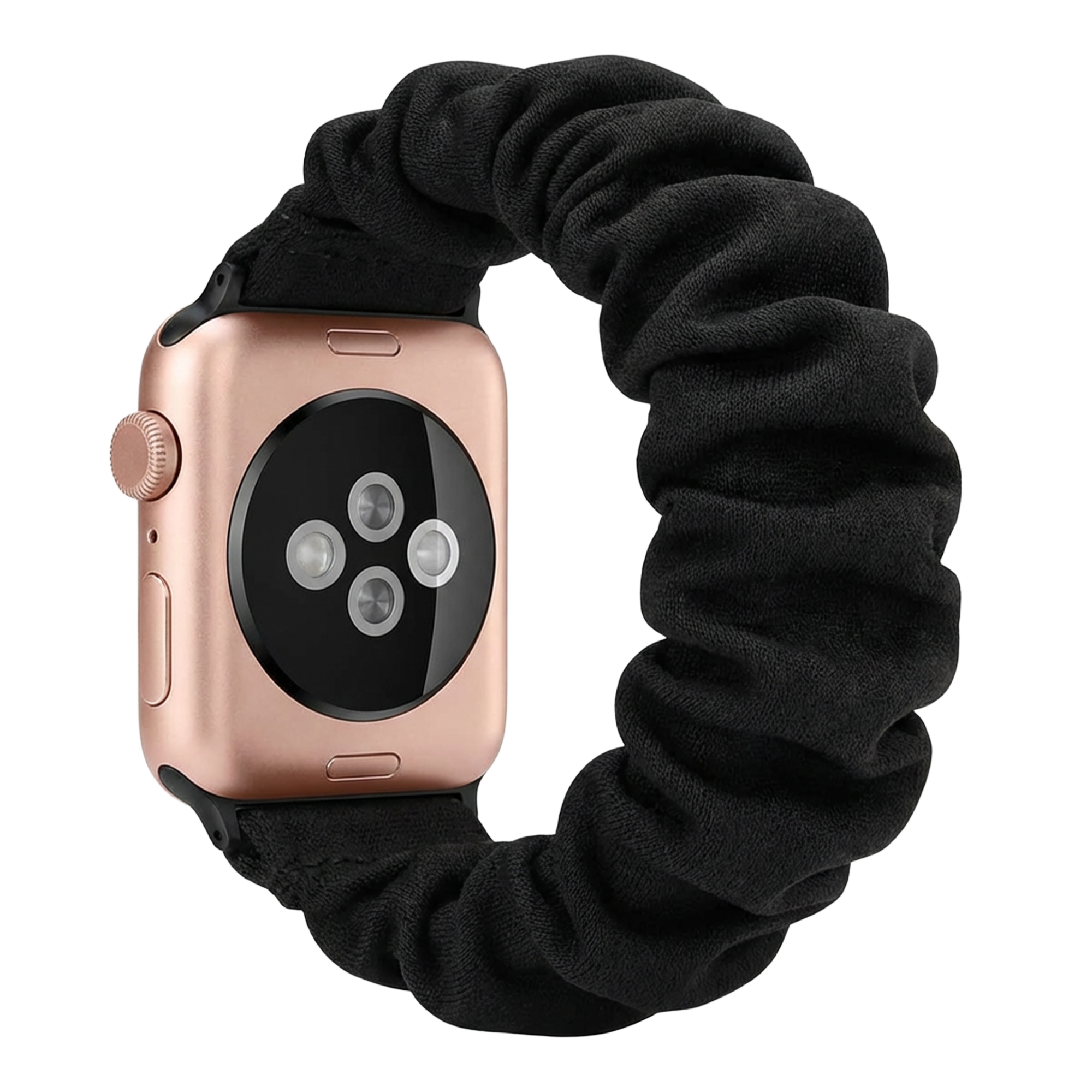 Apple Watch Scrunchie Armband (Schwarz)