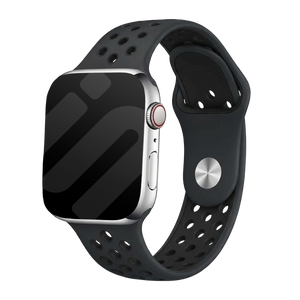 Apple Watch Sportarmband (Dunkelgrau/Schwarz)