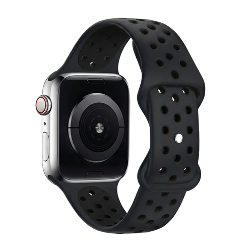 Apple Watch Sportarmband (Dunkelgrau/Schwarz)