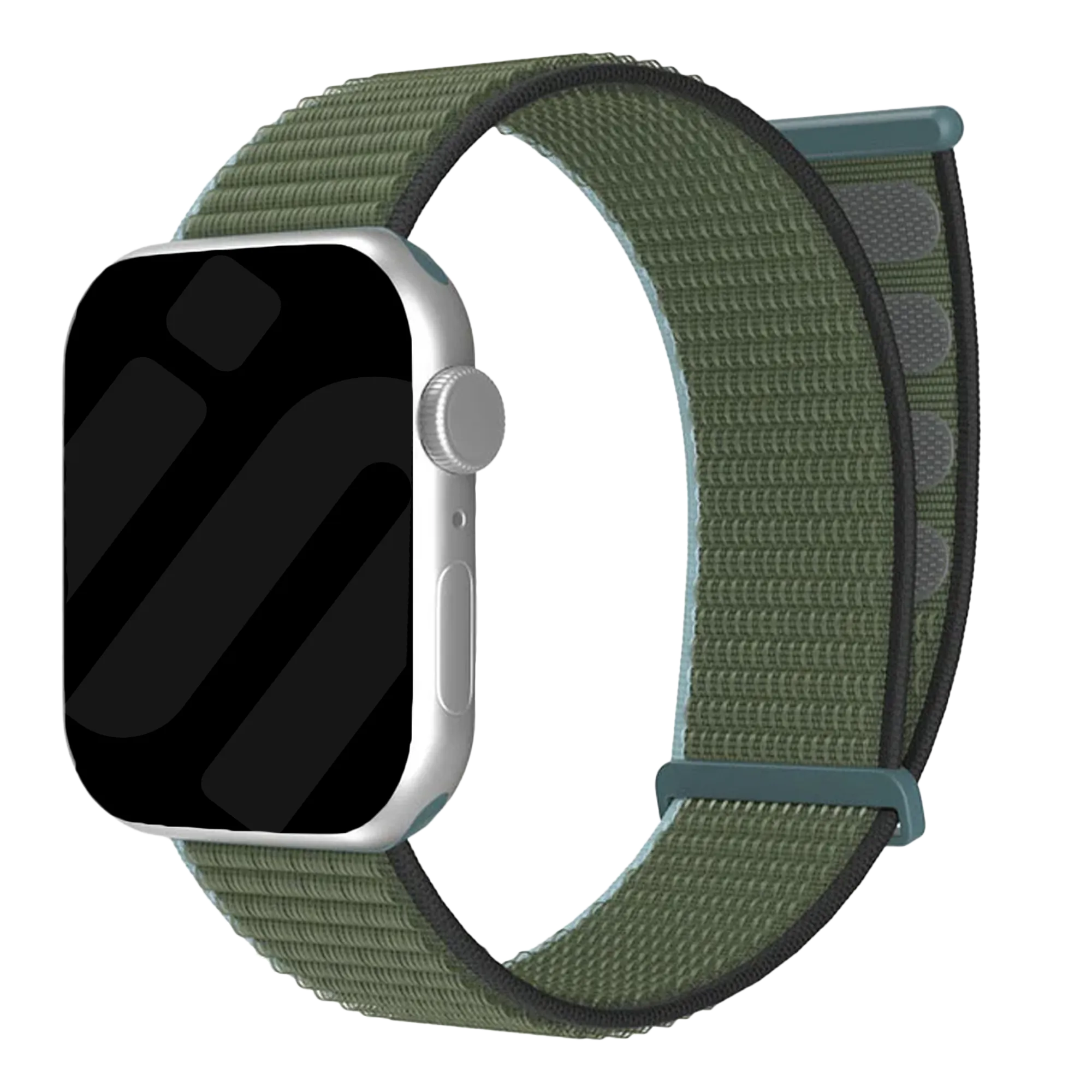 Apple Watch Nylonarmband (Olivgrün)