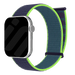 Apple Watch Nylonarmband (Dunkelblau/Lime)