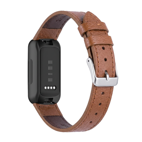 Fitbit Inspire 3 Lederarmband (Braun)