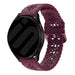 Samsung Galaxy Watch FE Silicone Strap Patterned (Burgundy)