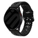 Samsung Galaxy Watch 6 Classic 47mm gemustertes Silikonarmband (Schwarz)