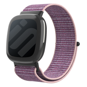 Fitbit Sense 2 Nylon Strap (Pink/Purple)