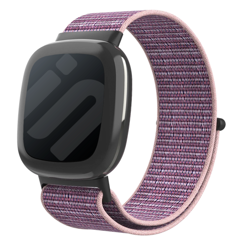 Fitbit Sense 2 Nylon Strap (Pink/Purple)