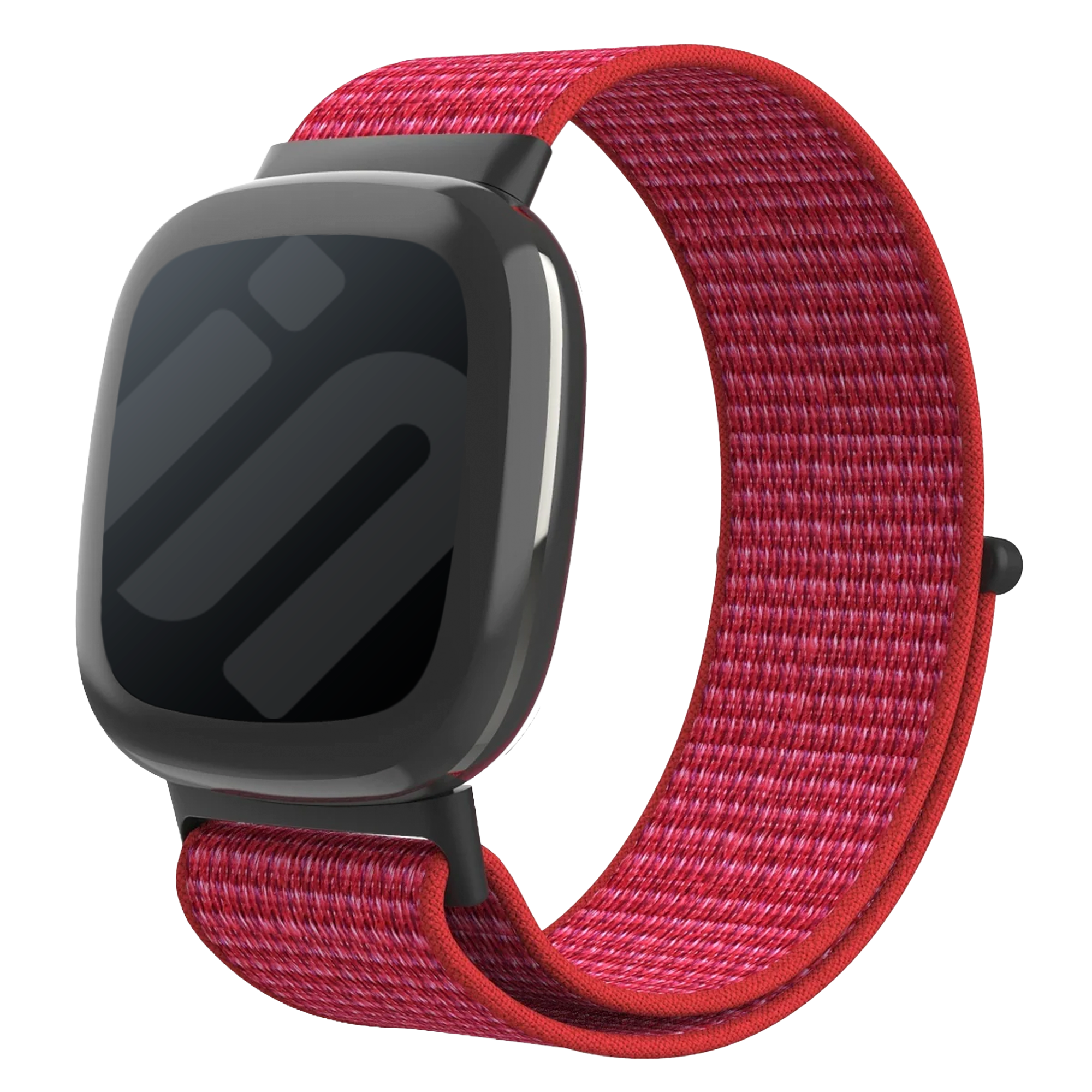 Fitbit Sense 2 Nylonarmband (Rot)