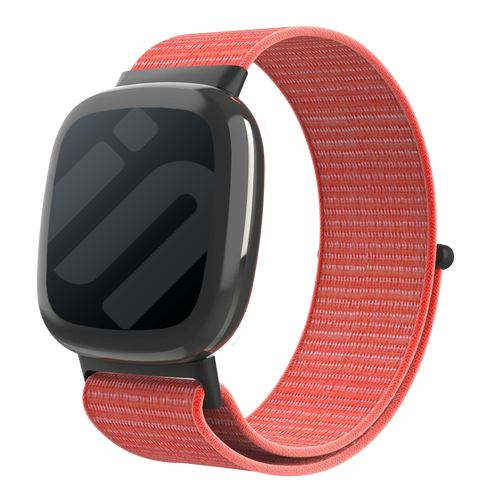 Fitbit Sense 2 Nylonarmband (Orange)