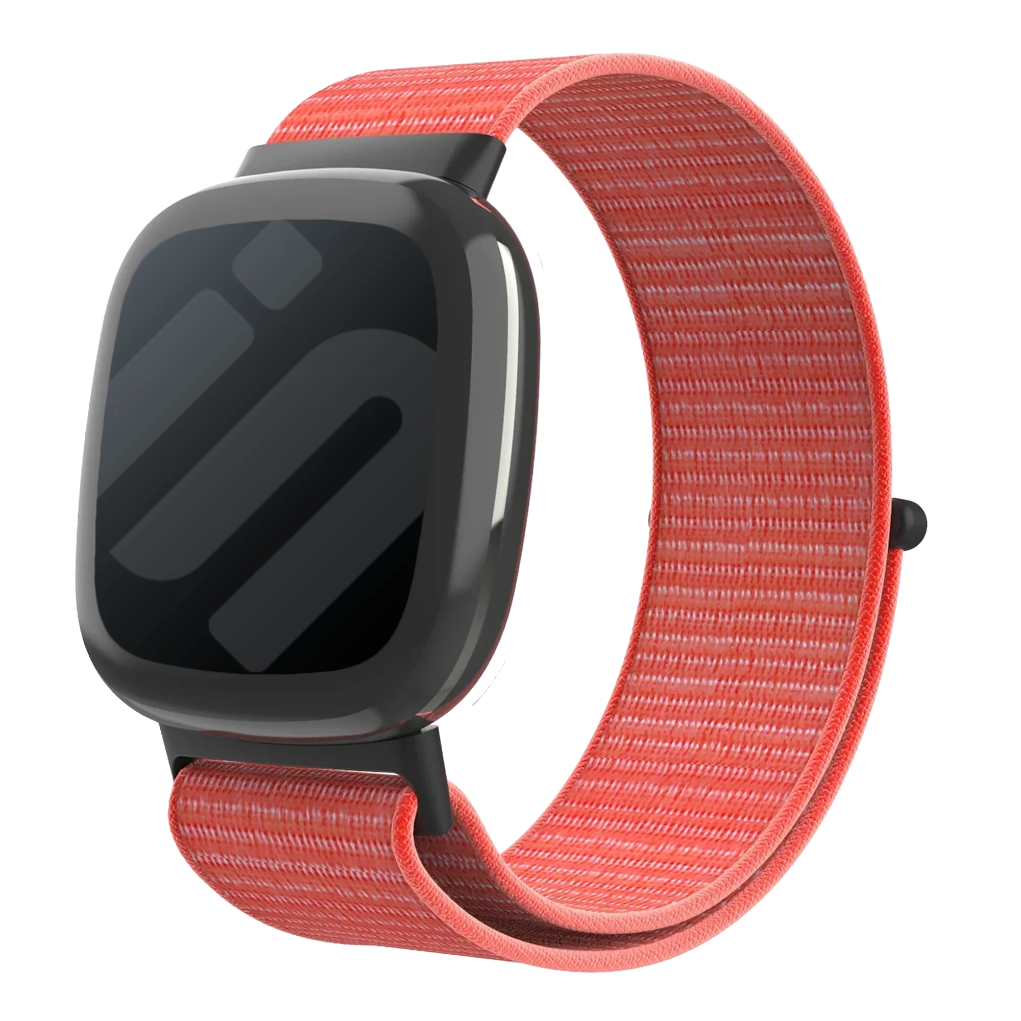 Fitbit Sense 2 Nylonarmband (Orange)