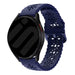Withings Steel HR - 40mm Gemustertes Silikonarmband (Dunkel Blau)