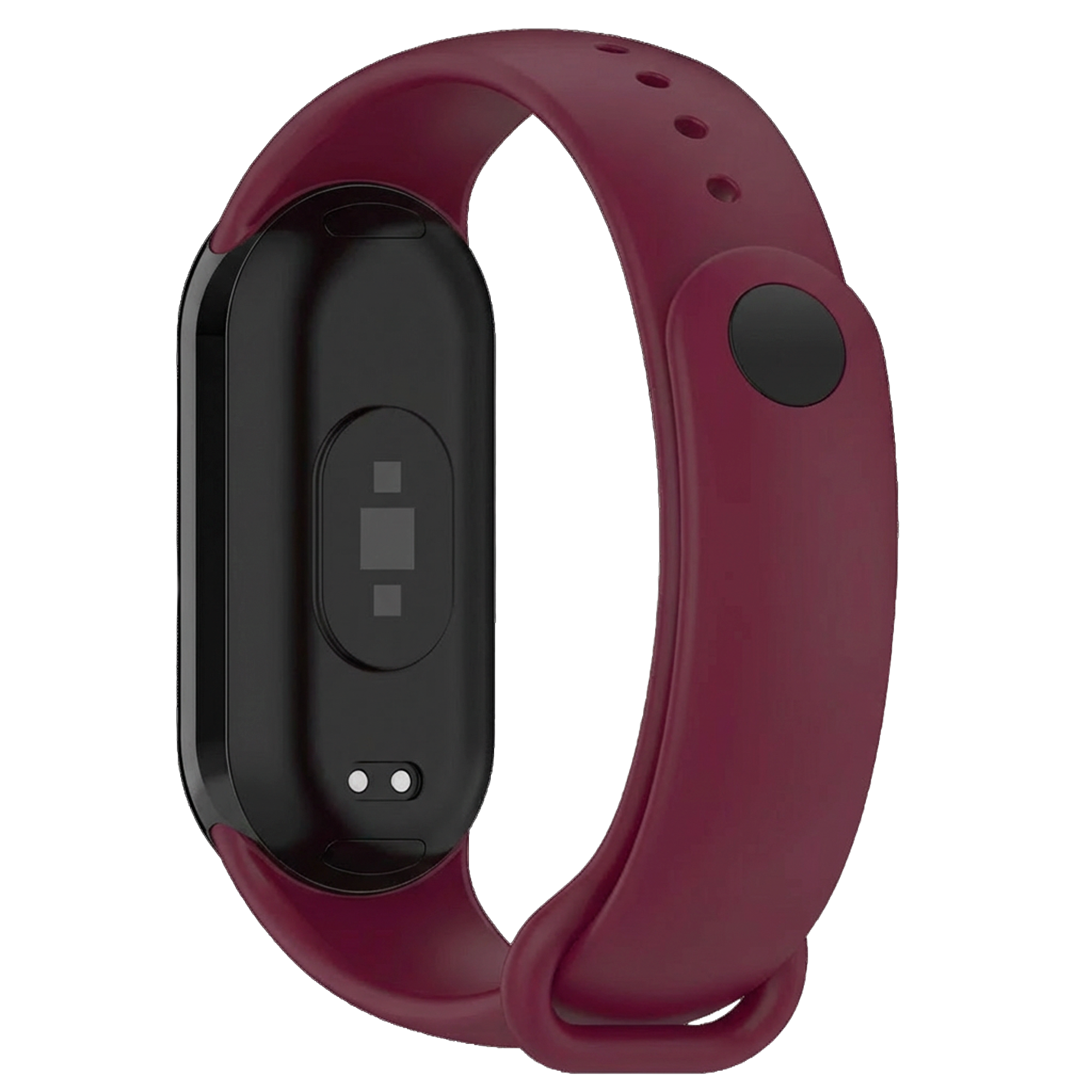 Xiaomi Smart Band 8 Silikonarmband (Weinrot)