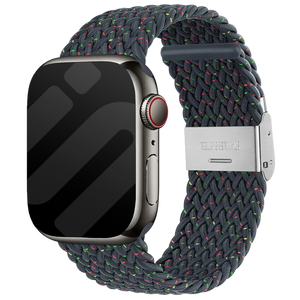Apple Watch geflochtenes Armband (Grau-Blau mischen)