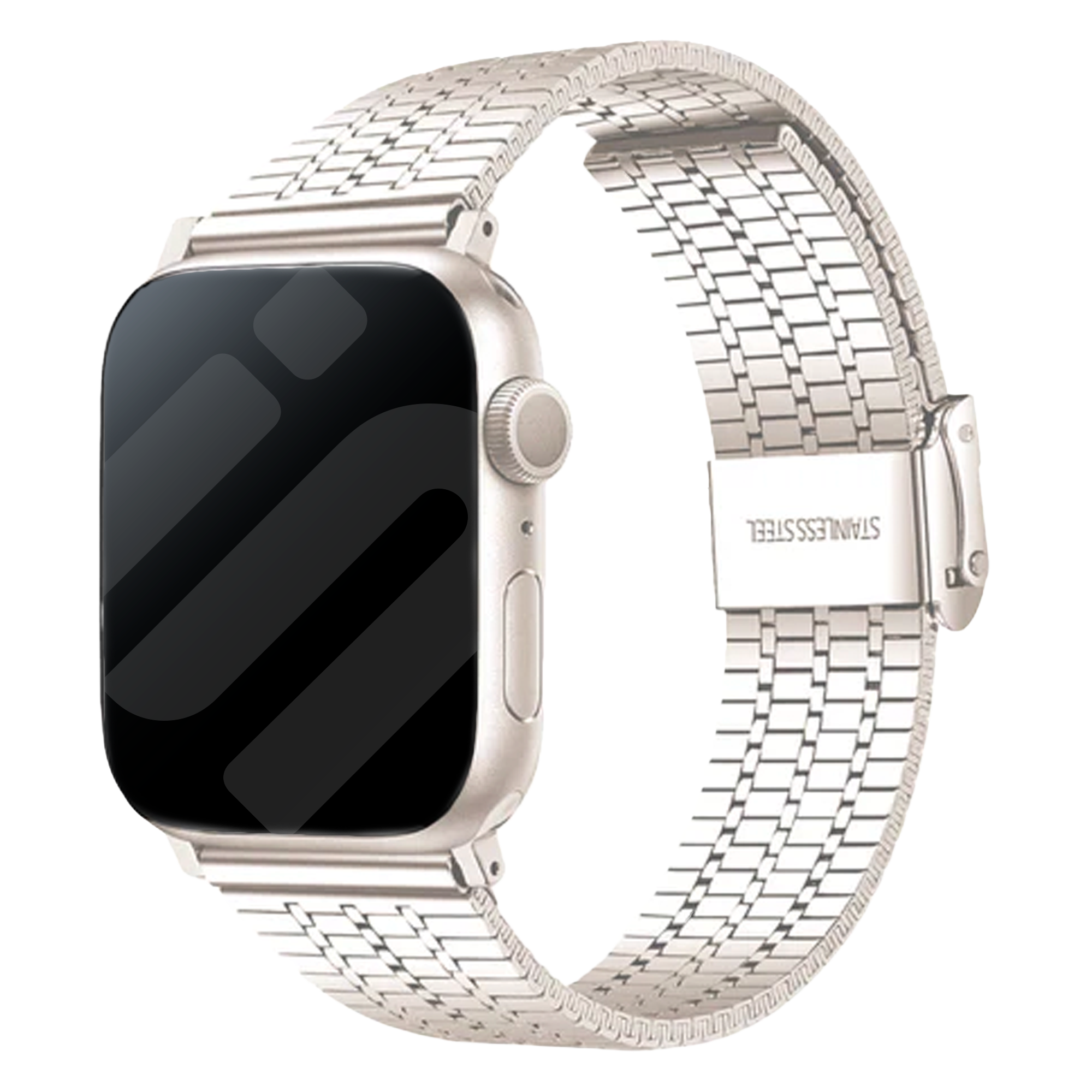 Apple Watch Edelstahl-Armband (Polarstern)