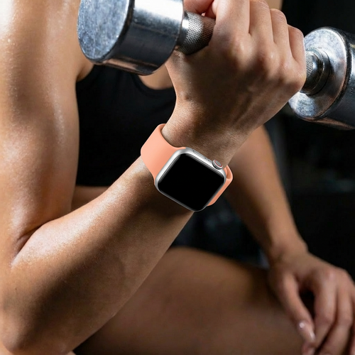 Apple Watch Silicone Strap (Peach) - 38/40/41mm