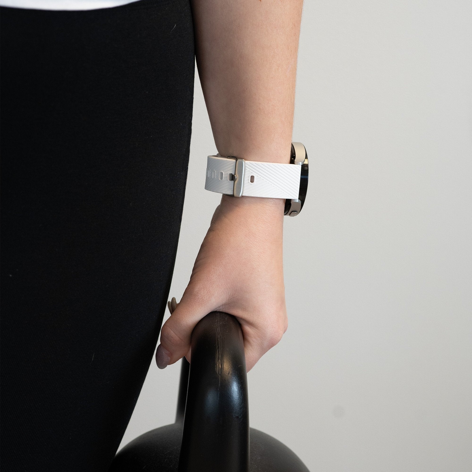 Bandz Coros Apex 42mm Silikonarmband 'Deluxe' (Weiß)