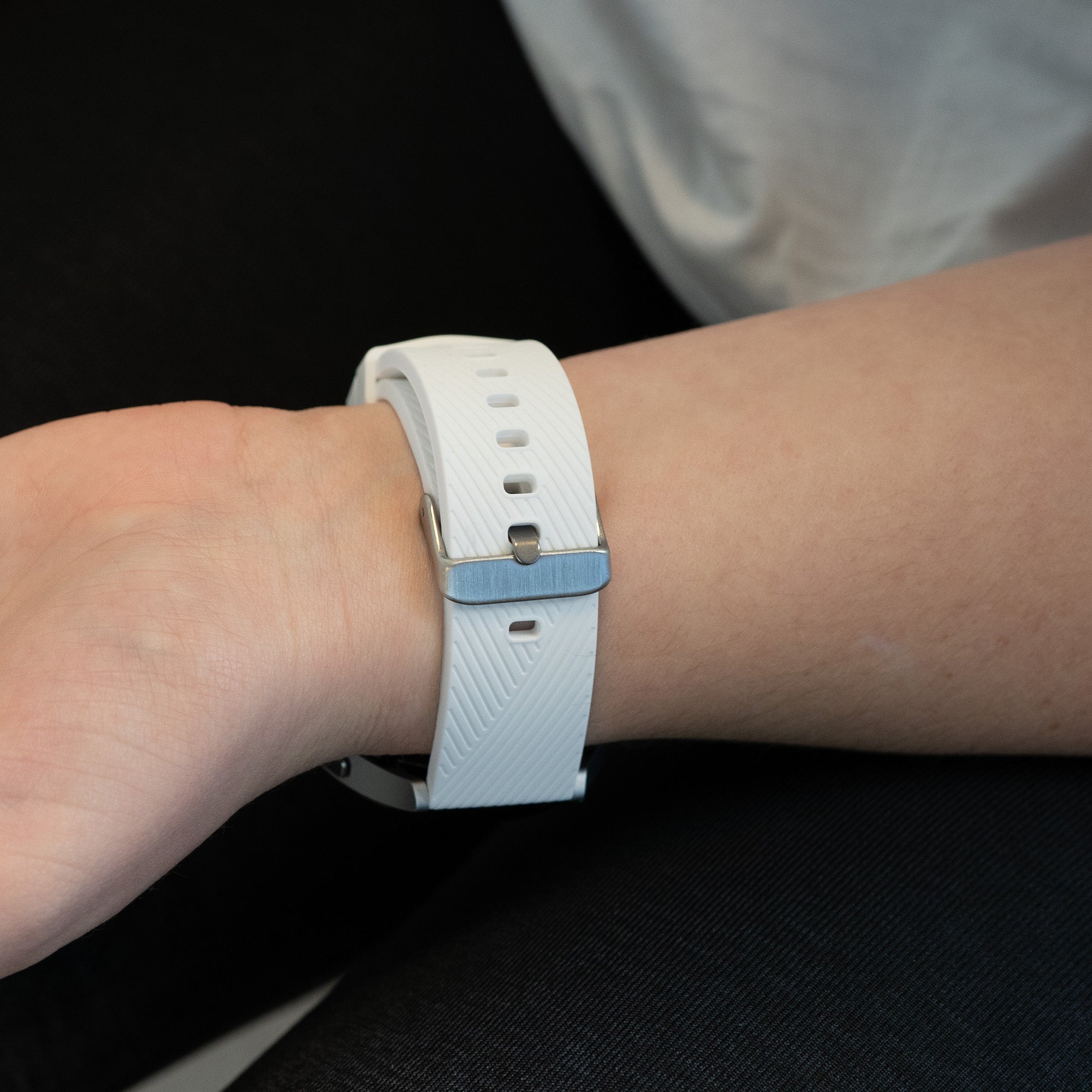 Bandz OnePlus Watch 3 Silikonarmband 'Deluxe' (Weiß)