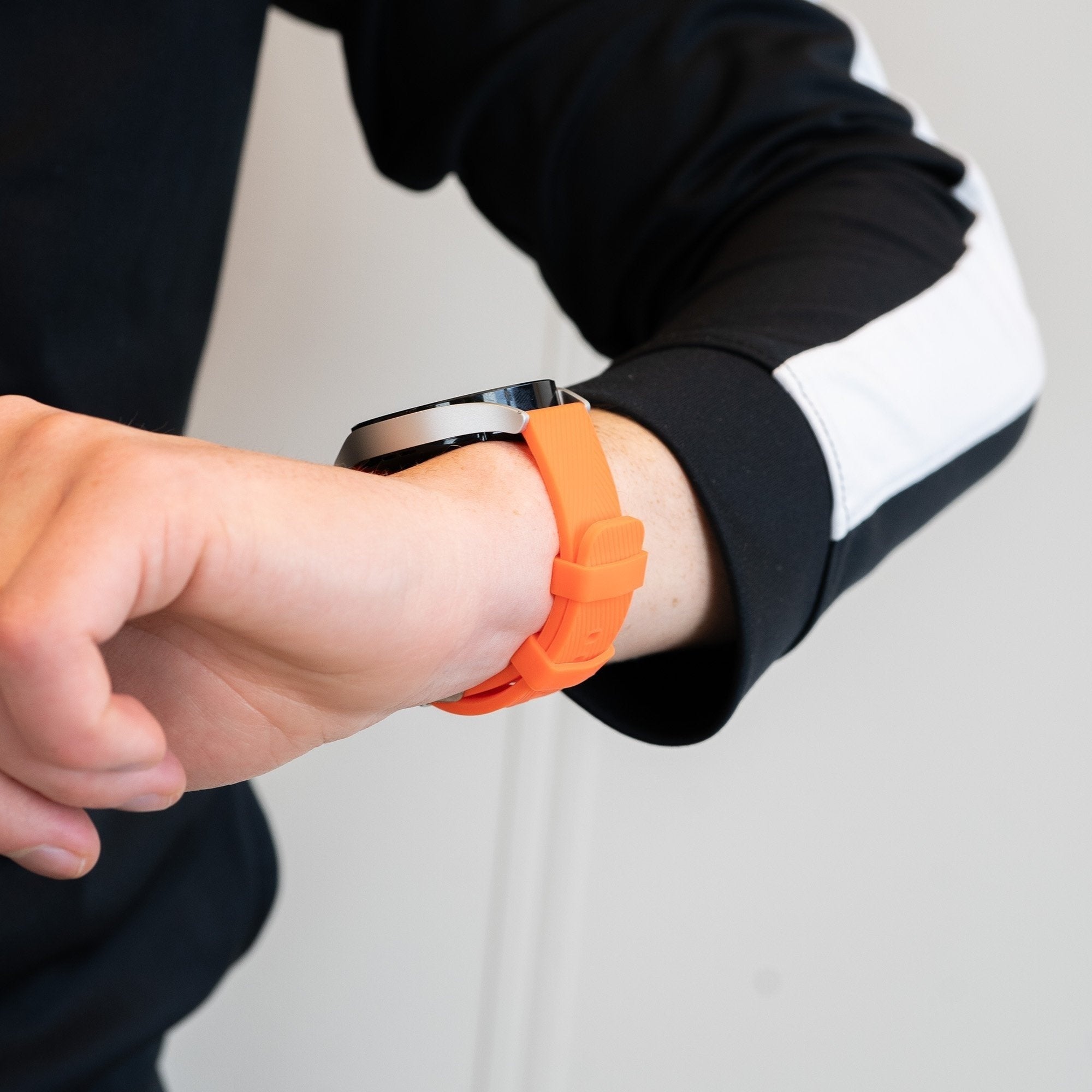 Bandz Coros Apex 4 - 42mm Silicone Strap 'Deluxe' (Orange)