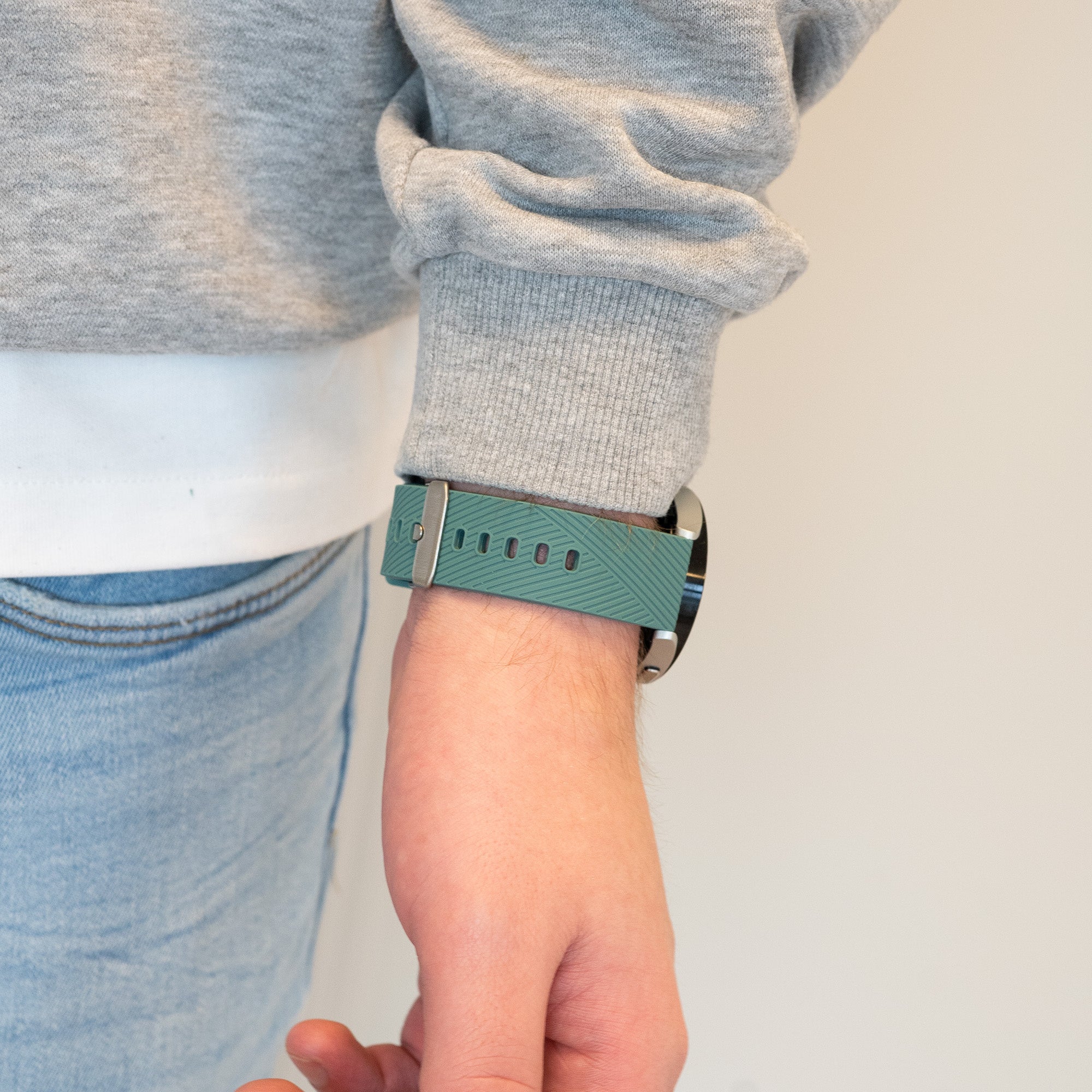 Bandz Amazfit Bip 6 Silikonarmband 'Deluxe' (Viridiangrün)