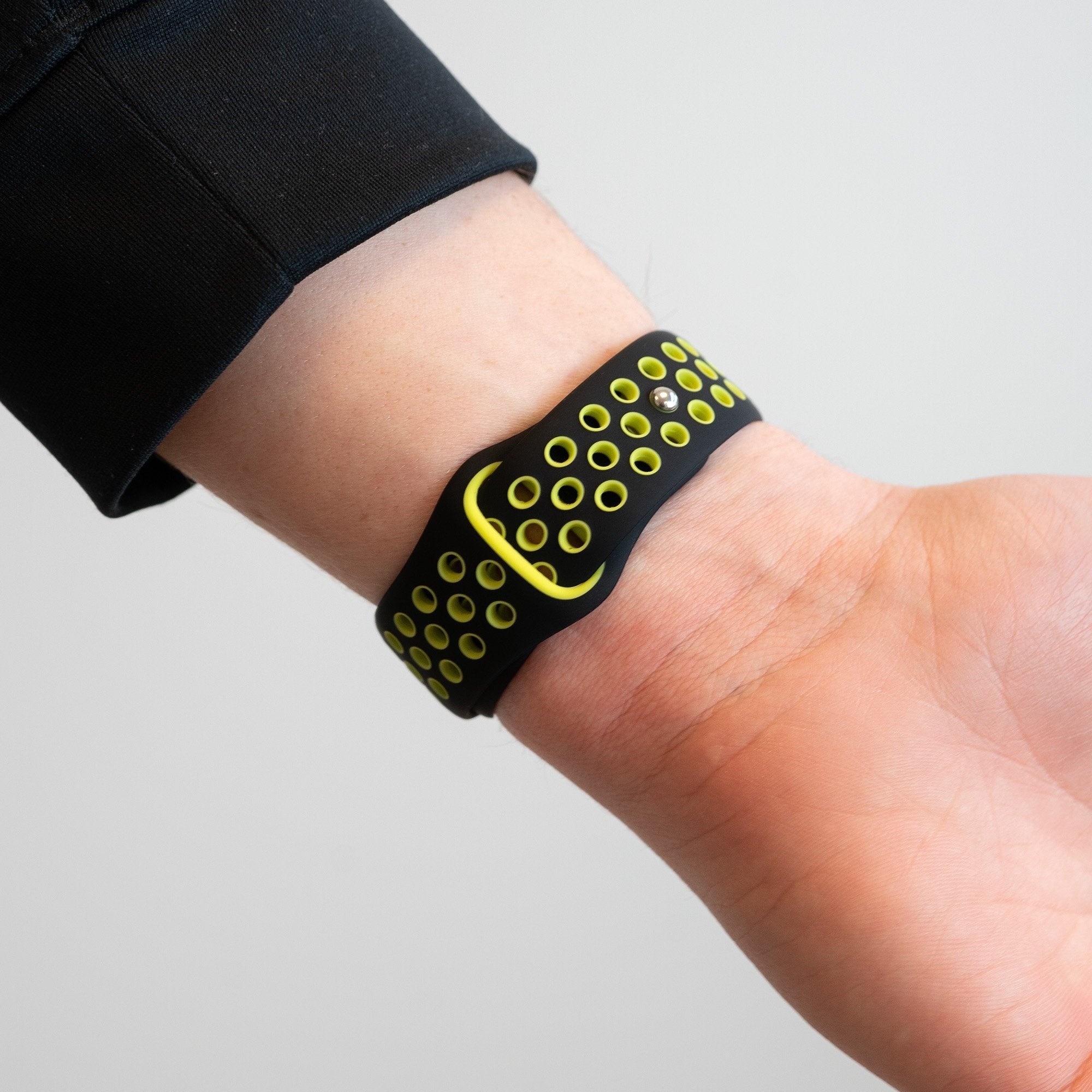 Bandz Suunto Run Sport Strap 'Deluxe' (Black/Yellow)