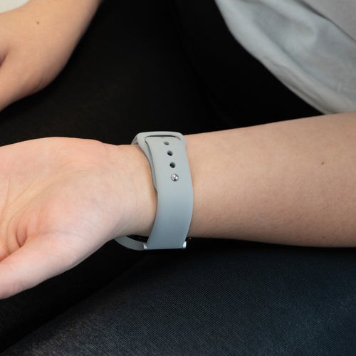 Bandz Pebble Round 2 - 20mm Sportarmband 'Deluxe' (Grau)