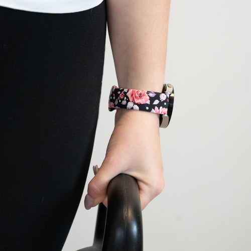 Bandz Pebble Round 2 - 20mm Patterned Strap ('Flower')