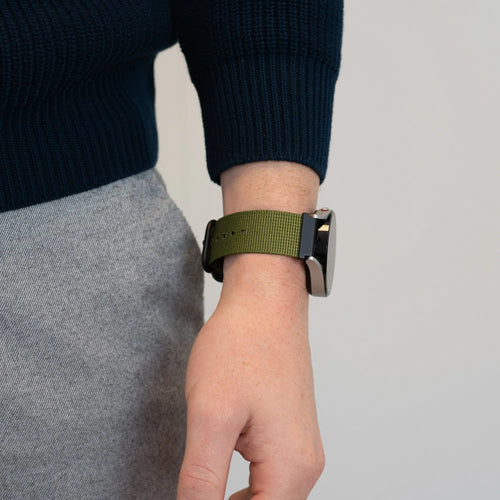 Bandz Levowatch Tiny Schnallen-Nylonarmband (Grün)