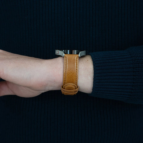 Bandz Oppo Watch X2 Lederarmband 'Classic' (Braun)