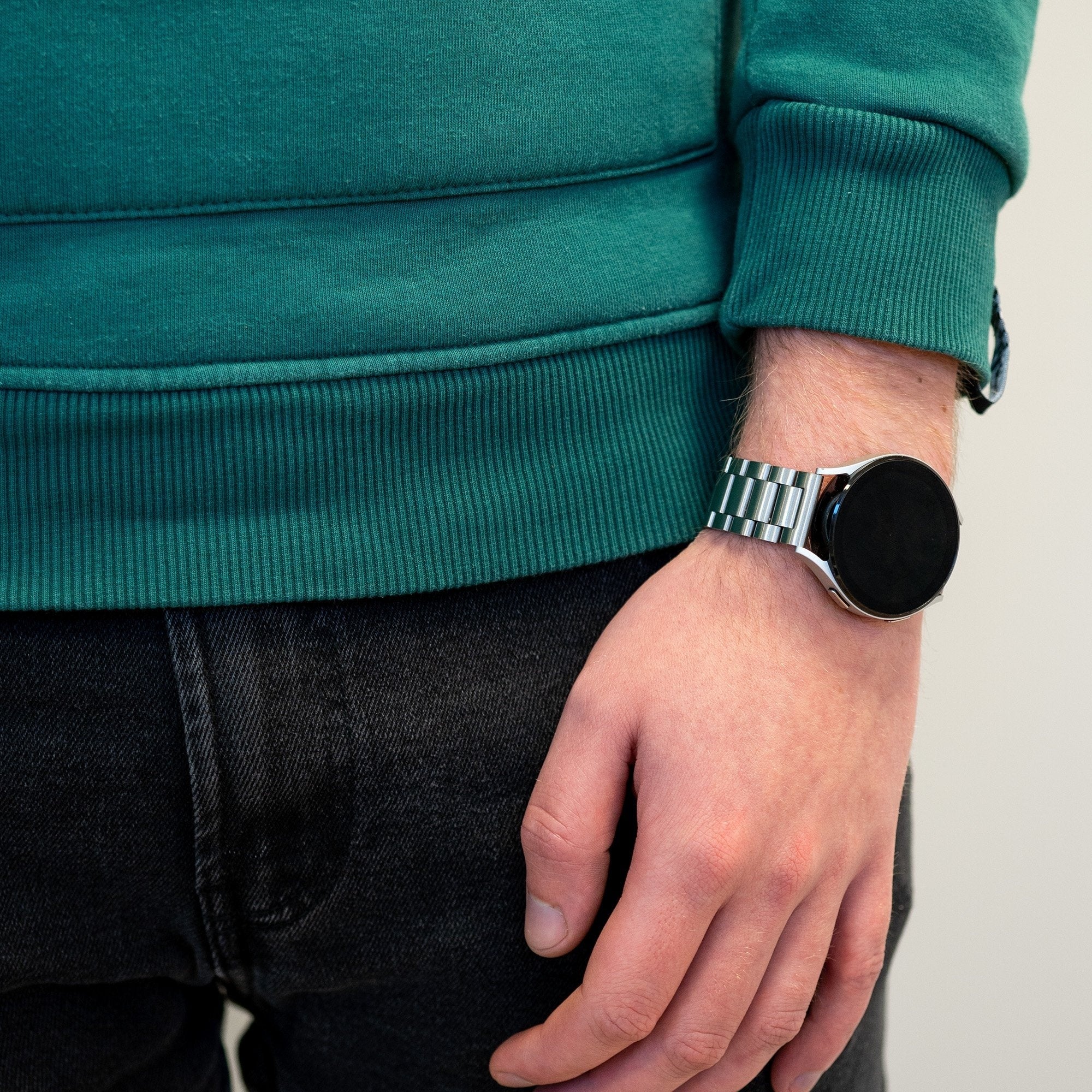 Bandz Coros Apex 42mm Stahlarmband 'Classic' (Silber)