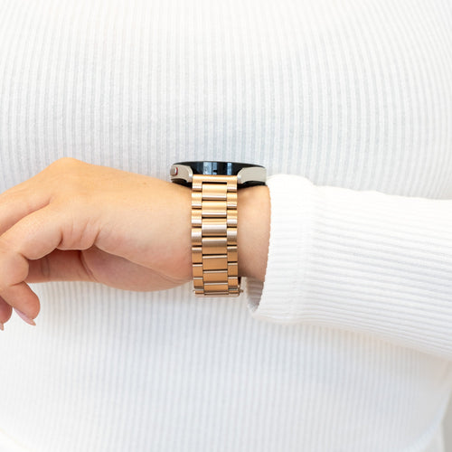 Bandz Garmin Vivomove HR Stahlarmband 'Classic' (Roségold)