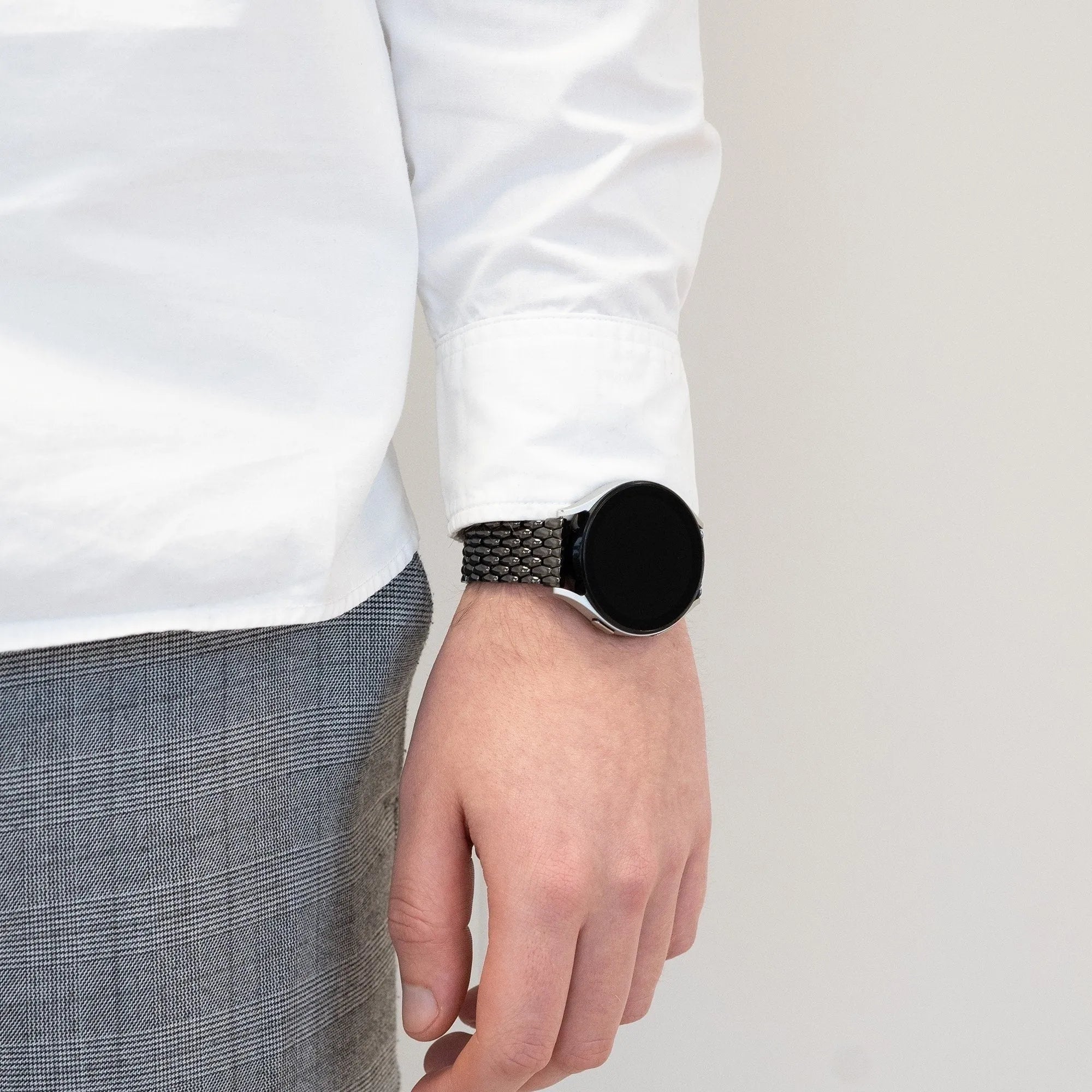 Bandz Oppo Watch X2 Stahlarmband 'Dragon' (Schwarz)