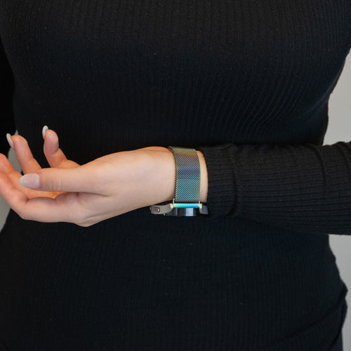 Bandz Garmin Venu Milanese Loop Armband (Regenbogen)