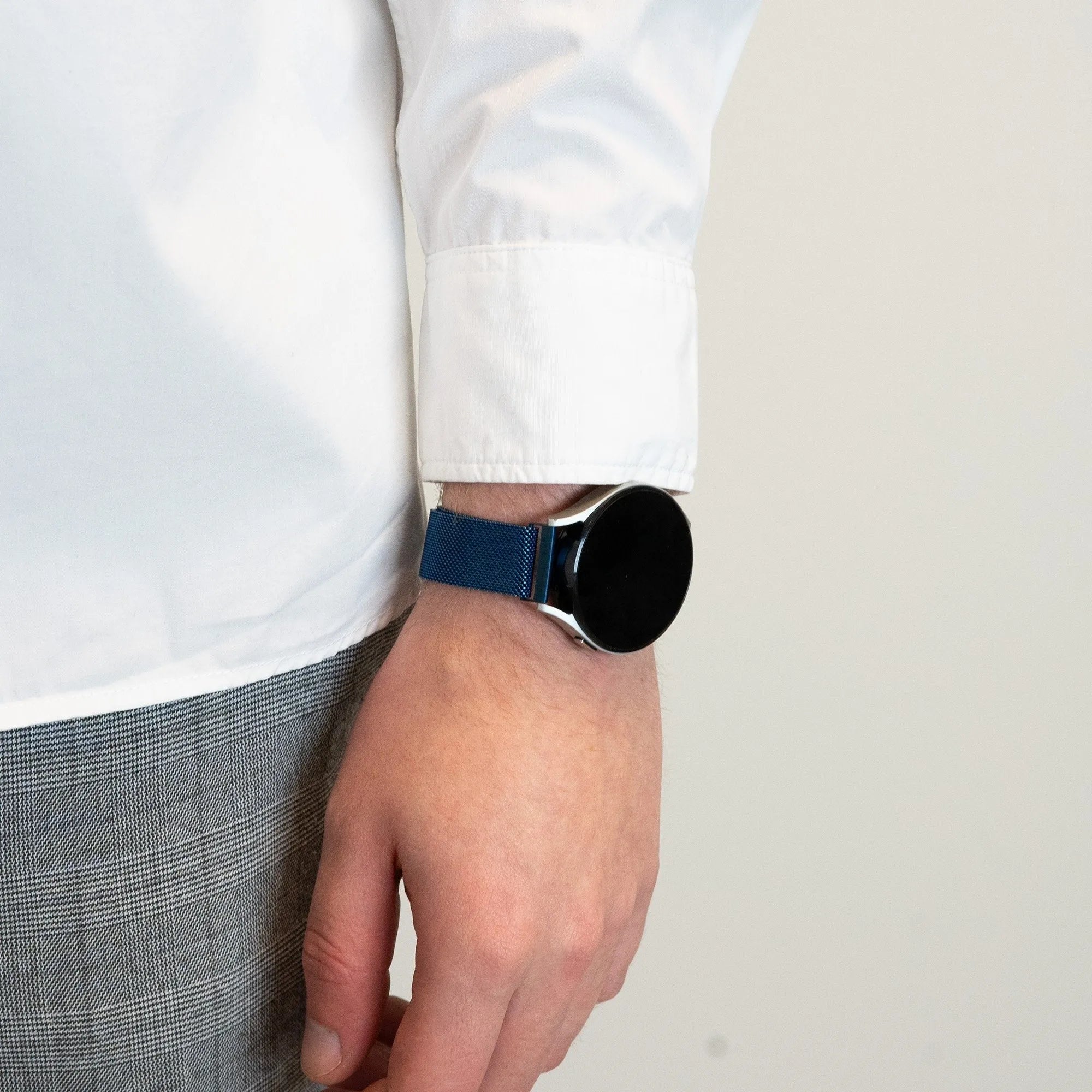 Bandz Coros Apex 2 Milanese Loop Armband (Blau)