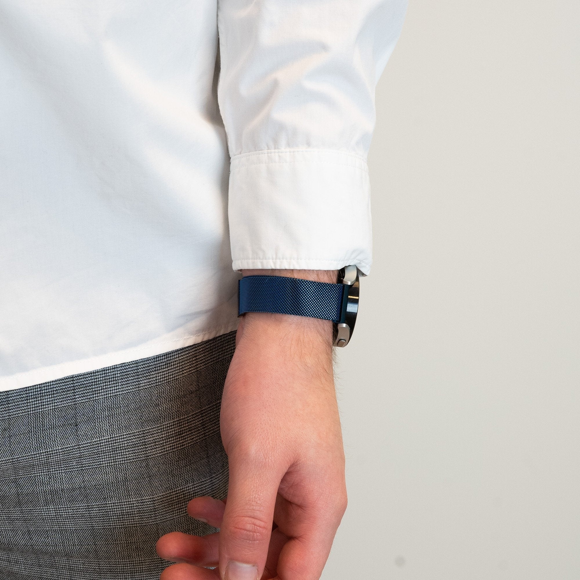 Bandz Coros Apex 2 Milanese Loop Armband (Blau)